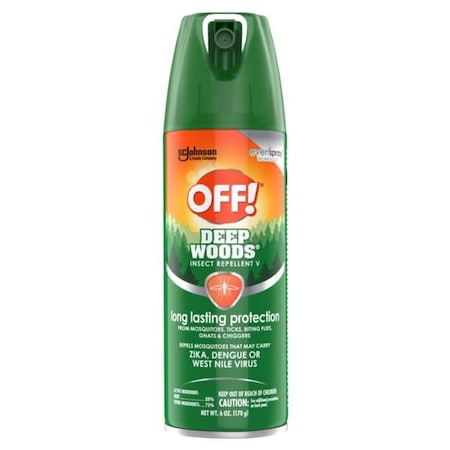 Sc Johnson Professional OFF! Deep Woods Insect Repellent Aerosol Spray, 6 oz 611081